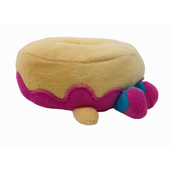 Shopkins Pink Sprinkle Smiley Face Donut Stuffed Animal Plush Toy Collectible - Picture 4 of 10